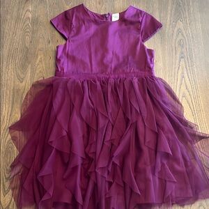 OshKosh B'gosh Plum Dress with Tulle Skirt